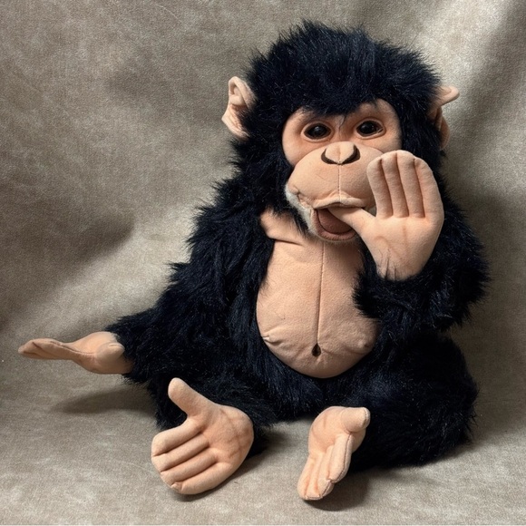 Vintage Discovery Channel Chimpanzee Large Plush Rare Explore Your World - Picture 3 of 9